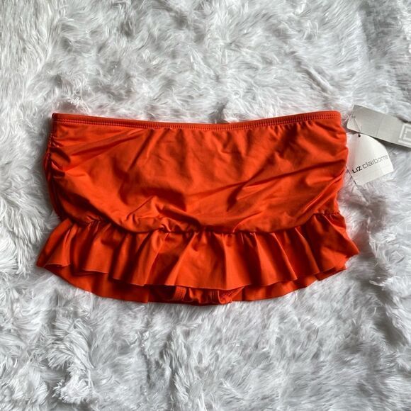Liz Claiborne Bikini Bottoms Ruffled Skirt Over Layer NEW Women’s Size 6 - Picture 1 of 10
